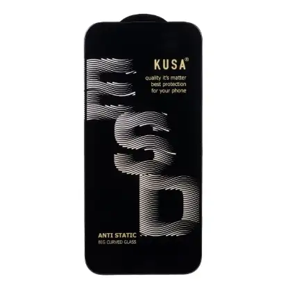 نمایش جزئیات گلس گوشی موبایل شفاف کوزا آنتی استاتیک مدل Full Cover ESD