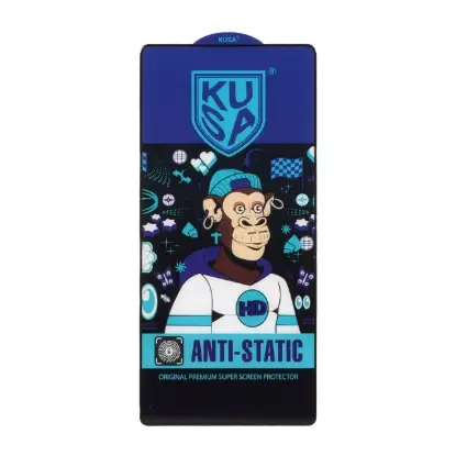 نمایش جزئیات گلس گوشی موبایل شفاف کوزا مدل آنتی استاتیک Monkey Full Cover