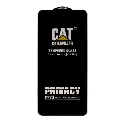 نمایش جزئیات گلس گوشی موبایل شفاف کاترپیلار مدل Full Cover Privacy - ESD