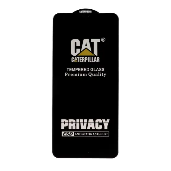 تصویر گلس گوشی موبایل شفاف کاترپیلار مدل Full Cover Privacy - ESD
