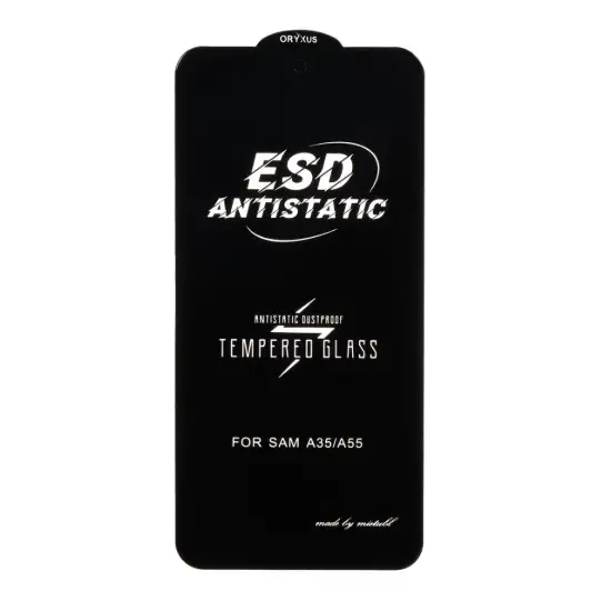 تصویر گلس گوشی موبایل شفاف اوریکسوس مدل ESD - Anti Static