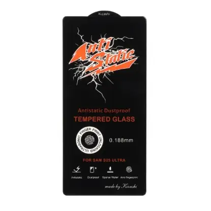 نمایش جزئیات گلس گوشی موبایل شفاف کیزاشی مدل آنتی استاتیک 0.188 Full Cover Anti Fingerprint