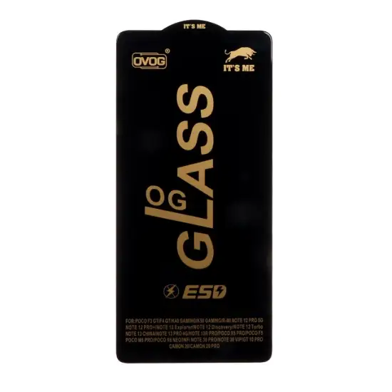 تصویر گلس گوشی موبایل شفاف آگ مدل Full Cover - ESD OVOG