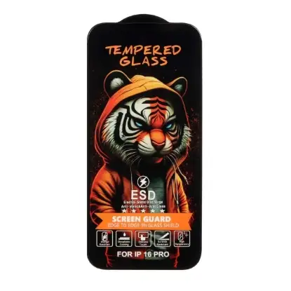 نمایش جزئیات گلس گوشی موبایل شیشه ای تایگر مدل Full Cover ESD