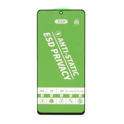 نمایش جزئیات گلس گوشی موبایل آگ شفاف مدل Full Cover - Privacy Anti Static