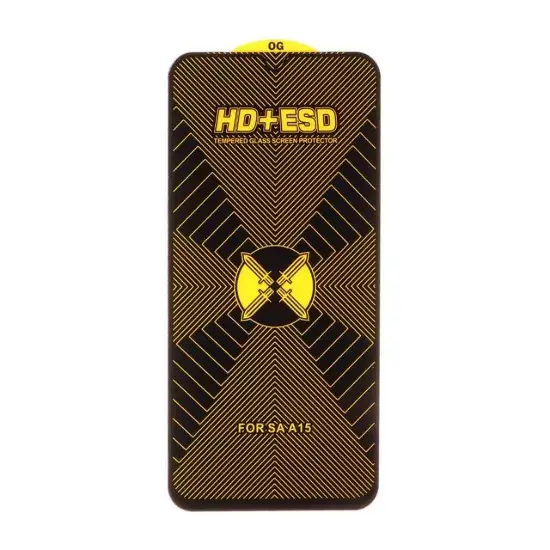 تصویر گلس گوشی موبایل شفاف آگ مدل آنتی استاتیک  Full Cover - HD Plus ESD