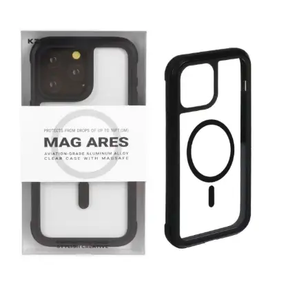 نمایش جزئیات قاب گوشی موبایل کی دوو مدل MAG Ares مگ سیف دار