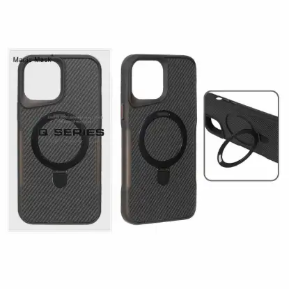 نمایش جزئیات قاب گوشی موبایل مجیک ماسک مدل مگ سیف دار استند شو