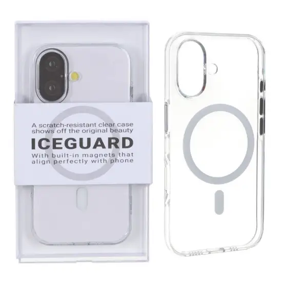 تصویر قاب گوشی موبایل کی دوو مدل ICEGUARD شفاف مگ سیف دار