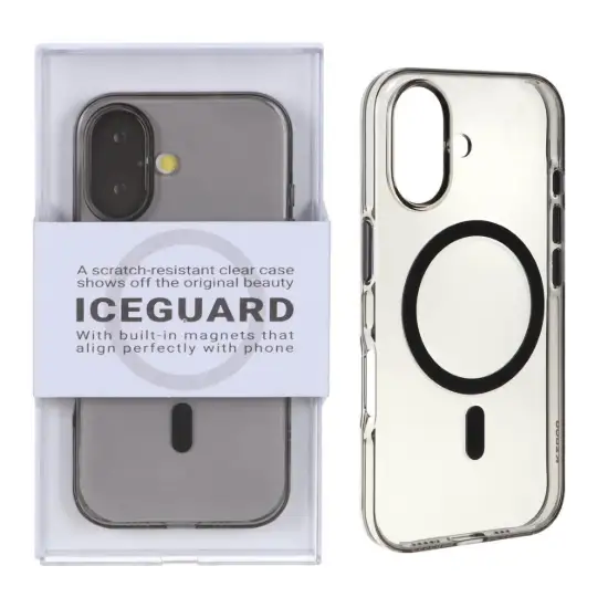 تصویر قاب گوشی موبایل کی دوو مدل ICEGUARD شفاف مگ سیف دار