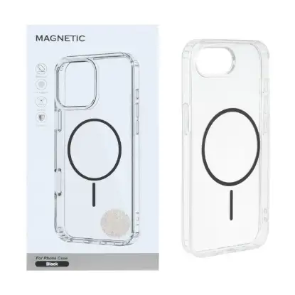 نمایش جزئیات قاب گوشی موبایل مدل Magnetic دور ژله ای مگ سیف دار رنگی
