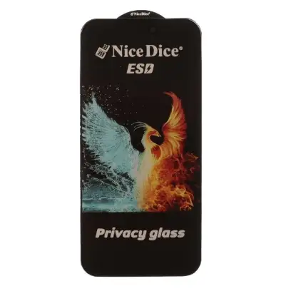 نمایش جزئیات گلس گوشی موبایل شفاف نایس دایس مدل Full Cover Privacy