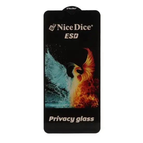 تصویر گلس گوشی موبایل شفاف نایس دایس مدل Full Cover Privacy