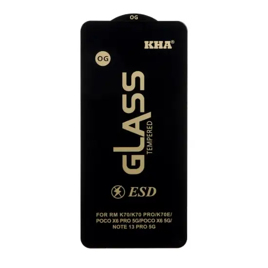 تصویر گلس گوشی موبایل شفاف آگ مدل Full Cover - ESD KHA