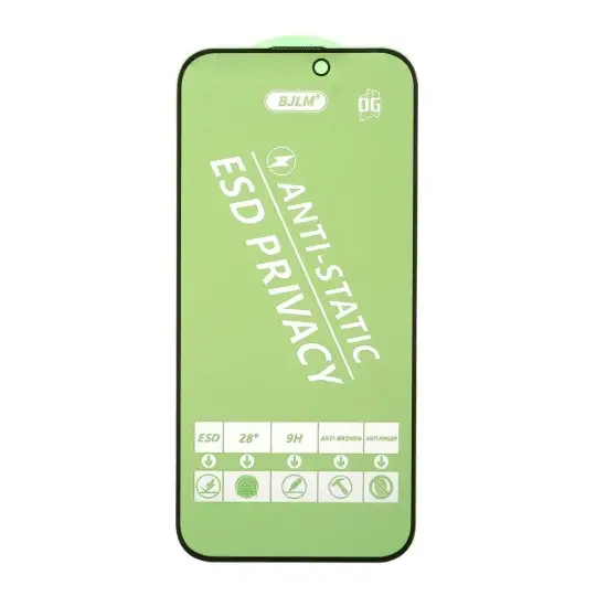 تصویر گلس گوشی موبایل آگ شفاف مدل Full Cover - Privacy Anti Static