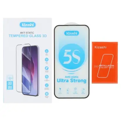 نمایش جزئیات گلس گوشی موبایل شفاف کیزاشی مدل 5S آنتی استاتیک ESD