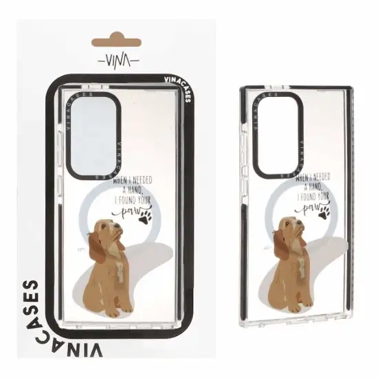 تصویر قاب گوشی موبایل وینا مدل Paw مگ سیف دار