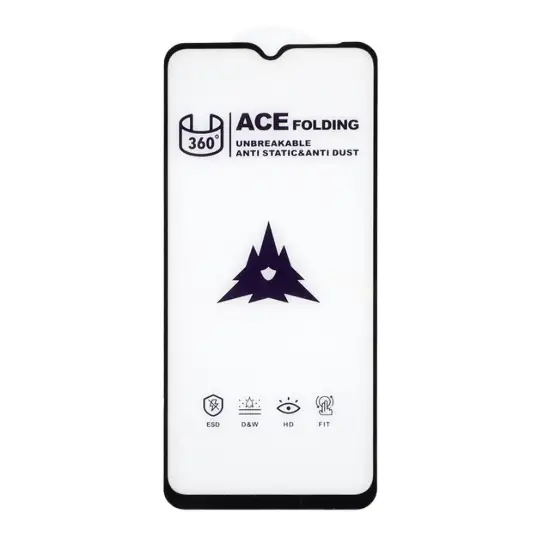 تصویر گلس گوشی موبایل شفاف ایس آنتی استاتیک Full Cover - 360