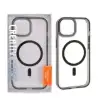 قاب گوشی موبایل کریتیو کیس مدل شفاف دور رنگی محافظ لنز آلومینیومی مگ سیف دار - تصویر یکم