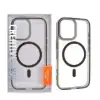 قاب گوشی موبایل کریتیو کیس مدل شفاف دور رنگی محافظ لنز آلومینیومی مگ سیف دار - تصویر چهارم