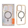 قاب گوشی موبایل کریتیو کیس مدل شفاف دور رنگی محافظ لنز آلومینیومی مگ سیف دار - تصویر پنجم