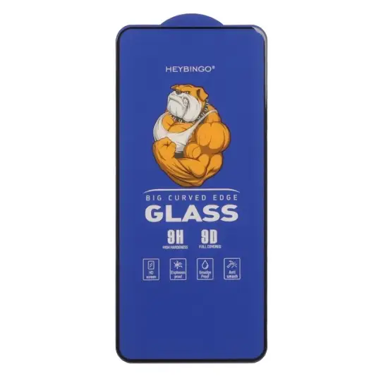 تصویر گلس گوشی موبایل شفاف هی بینگو مدل  Full Cover