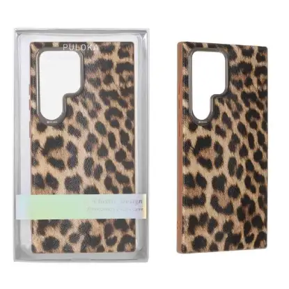 نمایش جزئیات قاب گوشی موبایل چرمی پولوکا مدل پلنگی