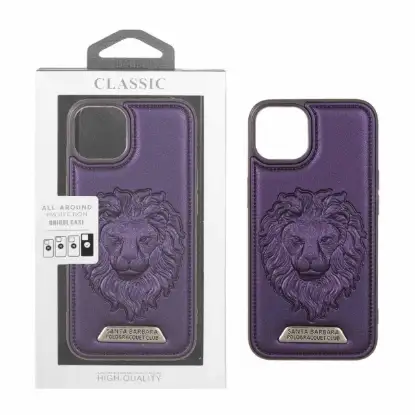 نمایش جزئیات قاب گوشی موبایل چرمی سانتا باربارا مدل پولو LION