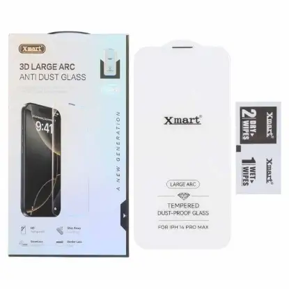 نمایش جزئیات گلس گوشی موبایل شفاف ایکس مارت مدل بدون حاشیه 3D Large Arc