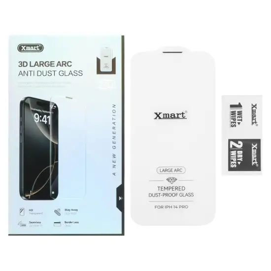 تصویر گلس گوشی موبایل شفاف ایکس مارت مدل بدون حاشیه 3D Large Arc