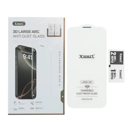 تصویر گلس گوشی موبایل شفاف ایکس مارت مدل بدون حاشیه 3D Large Arc