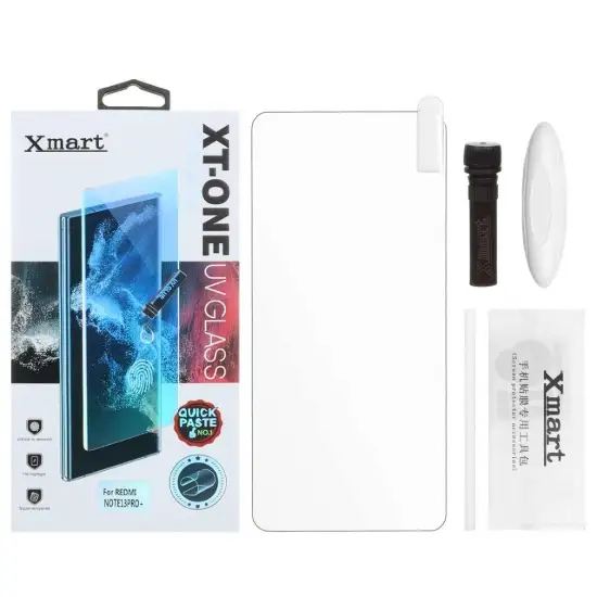 تصویر گلس گوشی موبایل شفاف شیشه ای ایکس مارت مدل UV