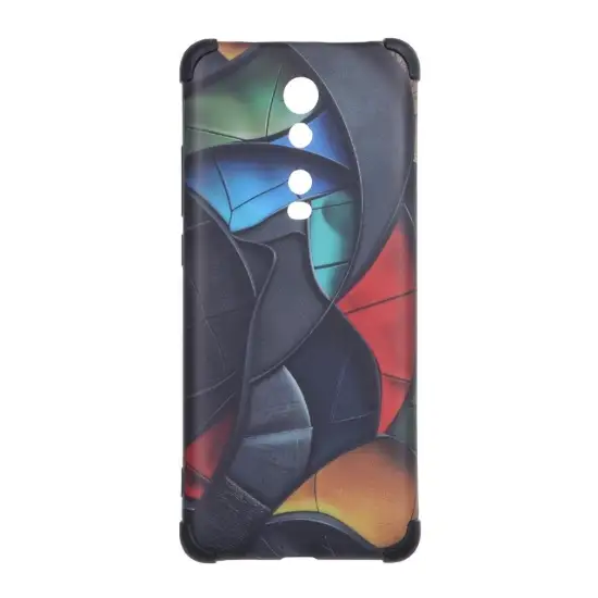 تصویر قاب گوشی موبایل مدل  طرح دار بامپردار چند ضلعی