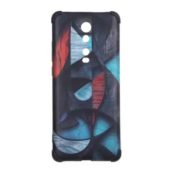 تصویر قاب گوشی موبایل مدل طرح دار بامپردار هندسی