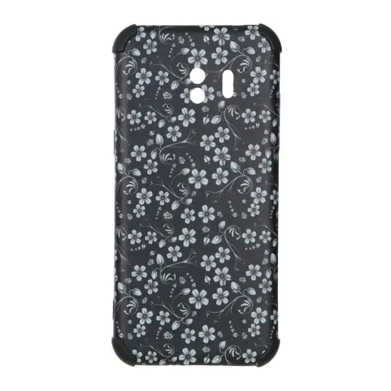 تصویر قاب گوشی موبایل مدل طرح دار بامپردار white flower