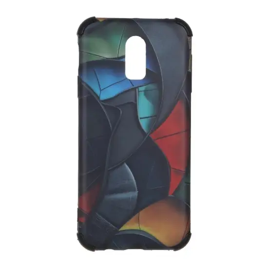 تصویر قاب گوشی موبایل مدل طرح دار بامپردار هندسی