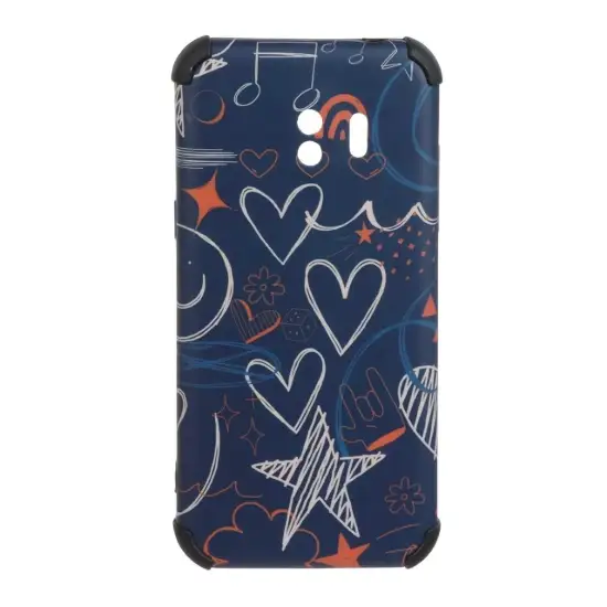 تصویر قاب گوشی موبایل مدل طرح دار بامپردار white heart