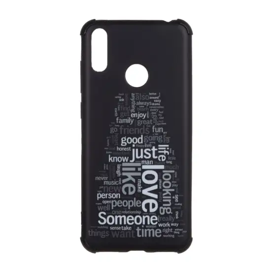 تصویر قاب گوشی موبایل مدل طرح دار بامپردار Love