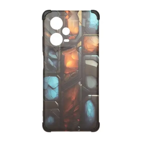 تصویر قاب گوشی موبایل مدل طرح دار بامپردار Crystal Core