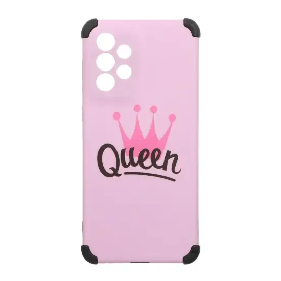 تصویر قاب گوشی موبایل مدل طرح دار بامپردار Queen