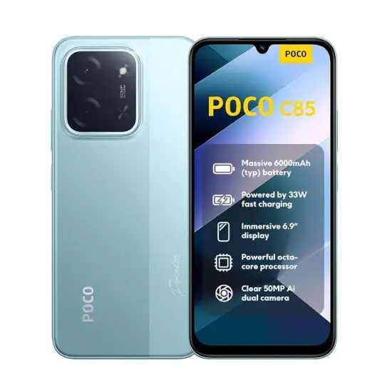 تصویر گوشی موبایل شیائومی مدل Poco C85 دو سیم کارت ظرفیت 256 گیگابایت و رم 8 گیگابایت