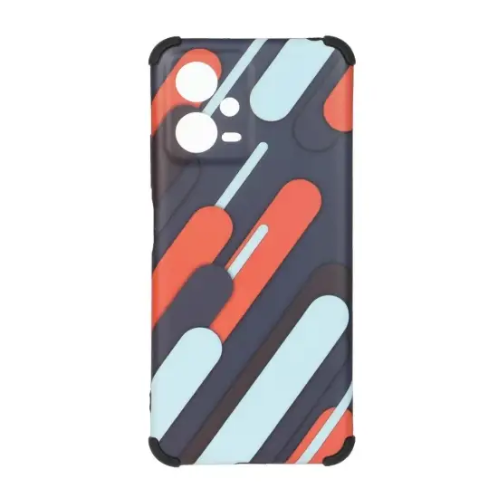 تصویر قاب گوشی موبایل مدل طرح دار بامپردار Neon Flow