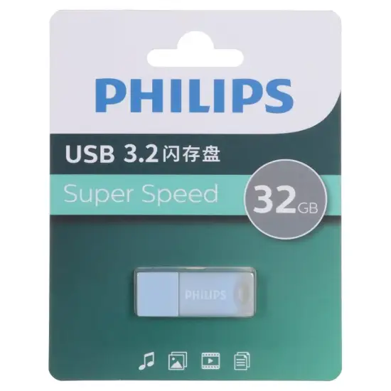 تصویر فلش مموری فیلیپس مدل FM10UA032A/93-B  USB 3.2 ظرفیت 32 گیگابایت