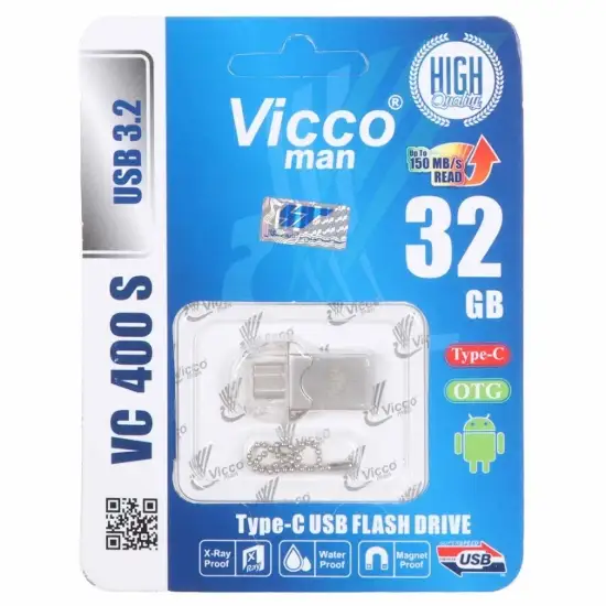 تصویر فلش مموری ویکومن مدل VC400 S USB3.2 ظرفیت 32 گیگابایت