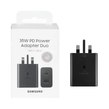 نمایش جزئیات شارژر دیواری 35 وات فست سه پین سامسونگ مدل EP-TA220 