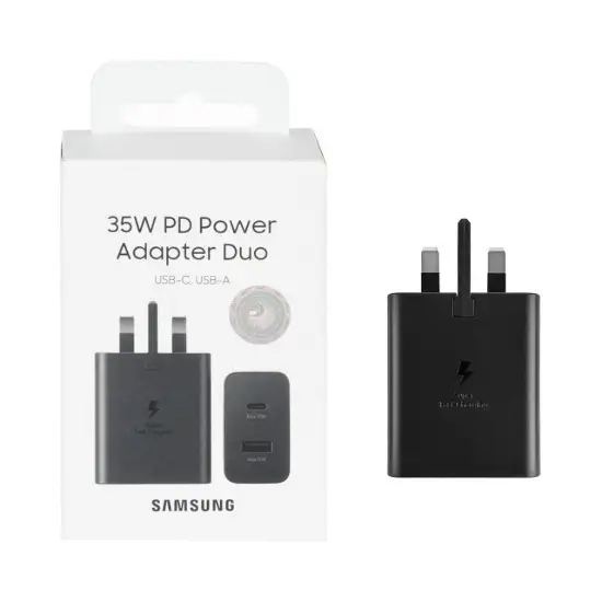 تصویر شارژر دیواری 35 وات فست سه پین سامسونگ مدل EP-TA220 