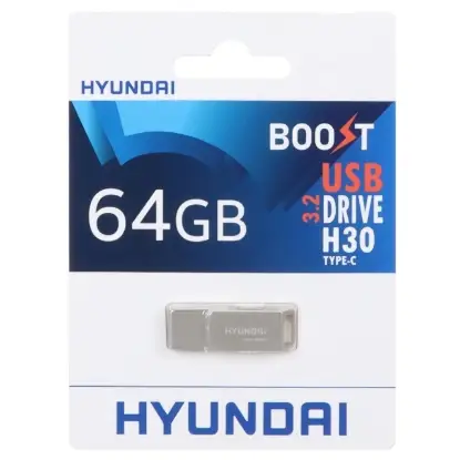 نمایش جزئیات فلش مموری هیوندای مدل  Bravo H30 USB 3.2 Type-C ظرفیت 64 گیگابایت