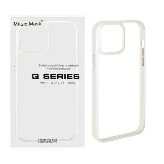 تصویر قاب گوشی موبایل کیو سریز شفاف مدلice