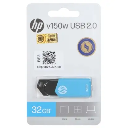 نمایش جزئیات فلش مموری اچ‌پی مدل V150W USB2.0 ظرفیت 32 گیگابایت