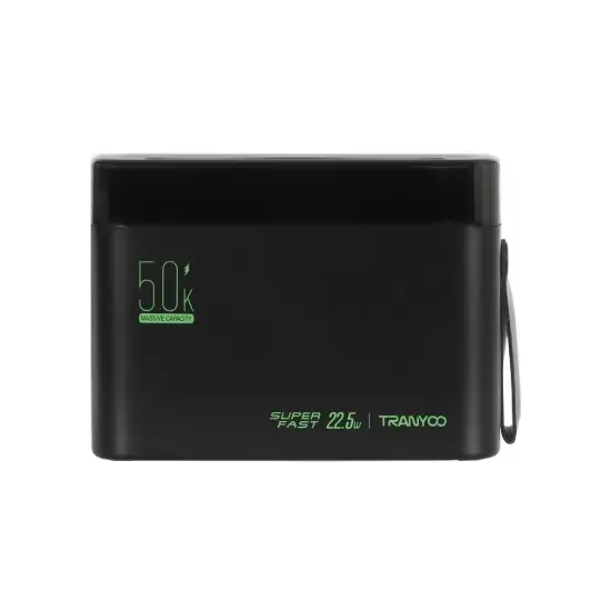 تصویر پاوربانک ترانیو 22.5 وات مدل T-L5 ظرفیت 50000 میلی آمپر ساعت